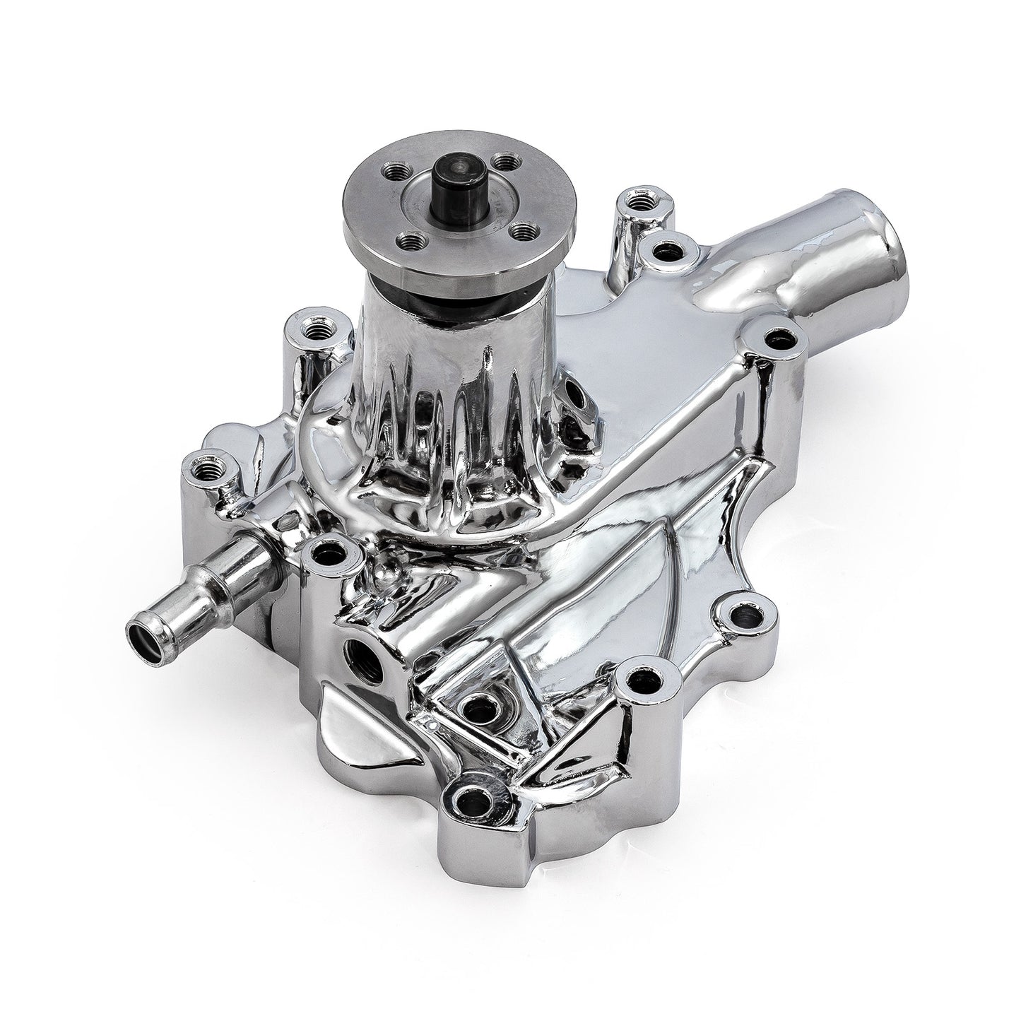 Bomba de agua de aluminio de alto volumen Ford 302 351C Cleveland cromada