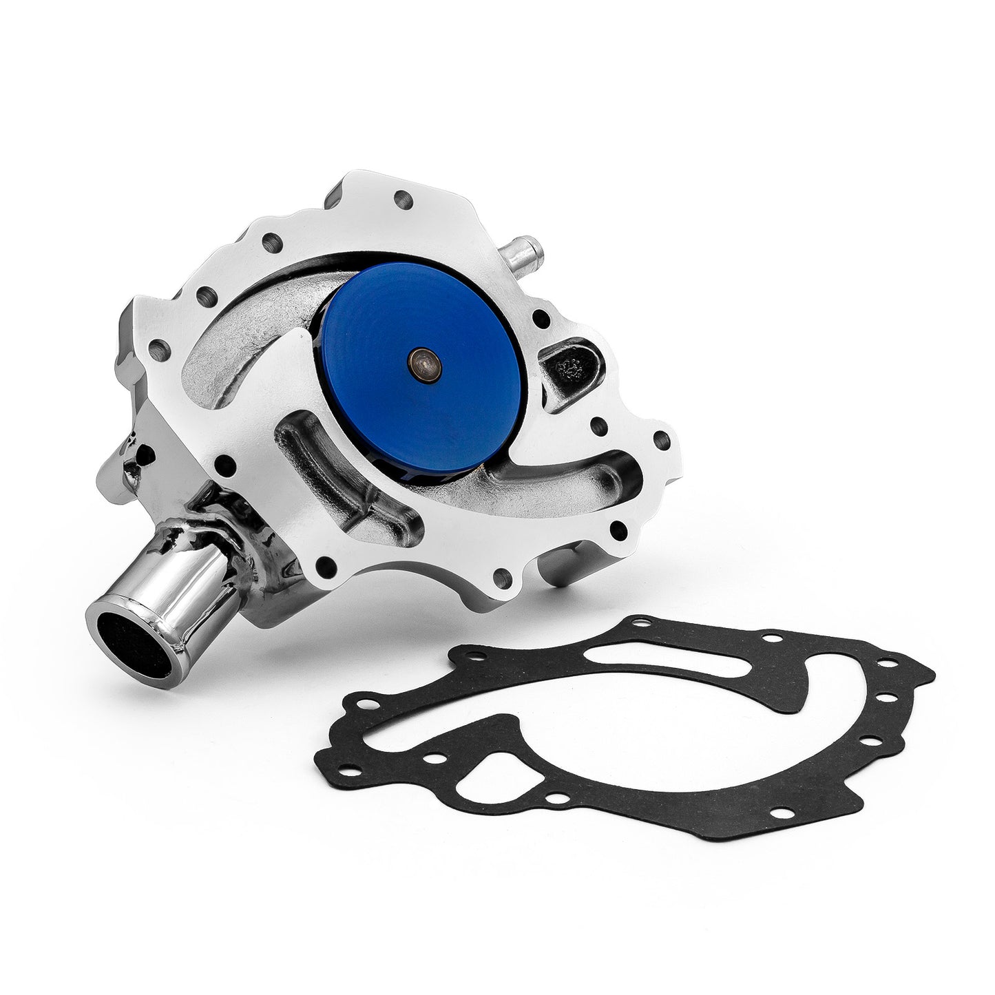 Bomba de agua de aluminio de alto volumen Ford 302 351C Cleveland cromada