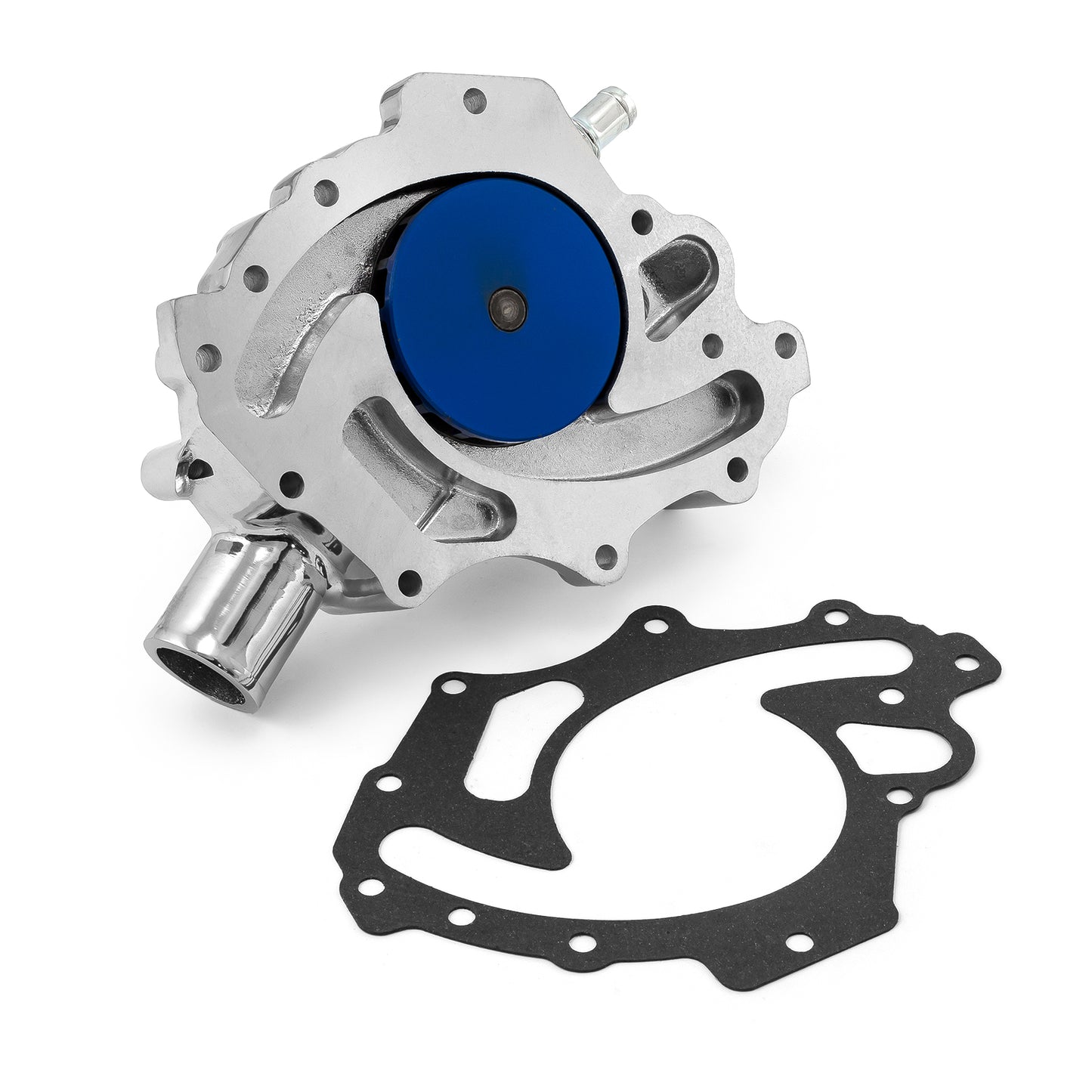 Bomba de agua de aluminio pulido de alto volumen para Ford 302 351C Cleveland
