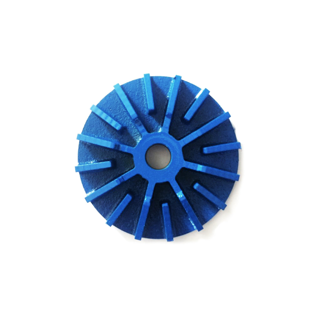 Chevy SBC 350 HV Straight Impeller Aluminum Long Water Pump Satin