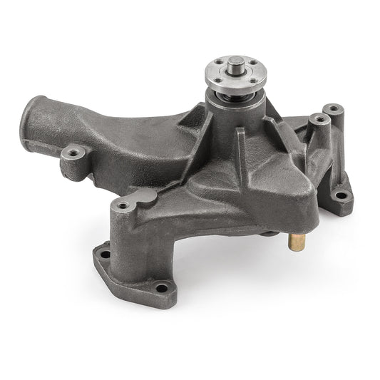 Chevy SBC 350 High Volume Cast Iron Long Water Pump Satin