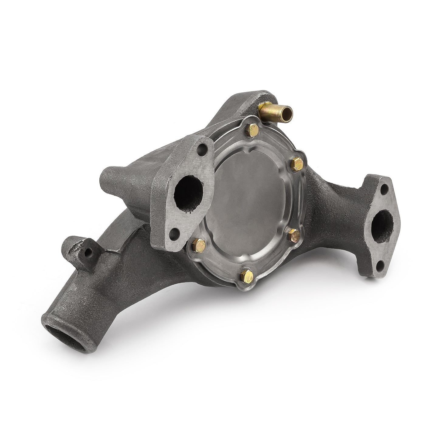 Bomba de agua larga de hierro fundido de alto volumen Chevy SBC 350 Satinada