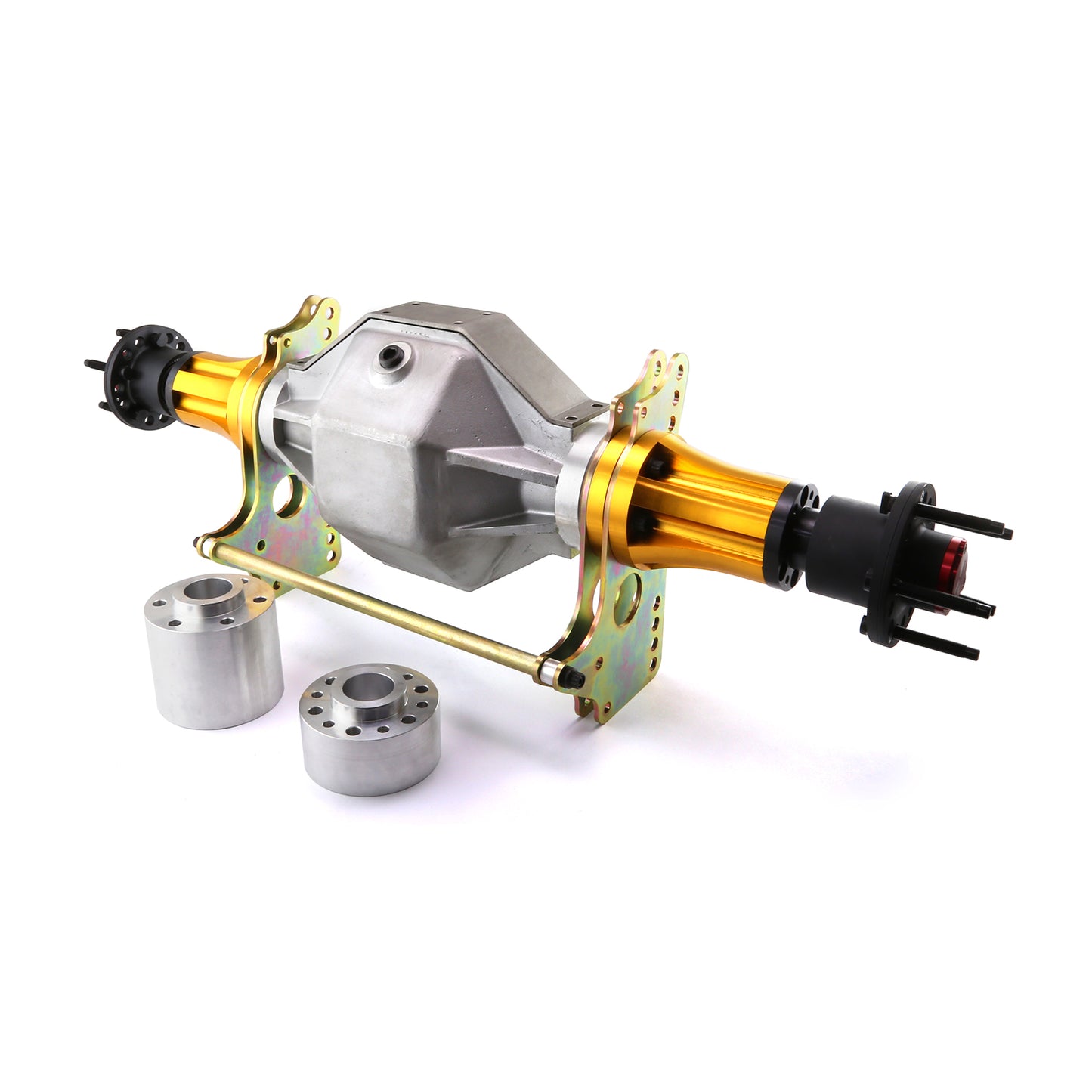 Diferencial flotante de aluminio de 9" para trabajo pesado Ford, conjunto de 4 enlaces con espaciadores