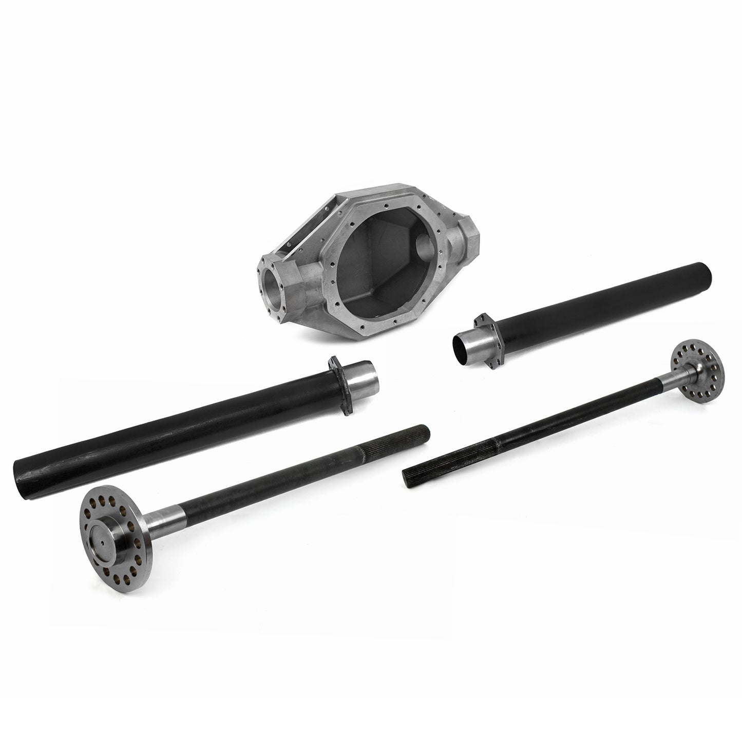 Conjunto de caja de diferencial Ford de 9", tubos y ejes forjados de 35 estrías para trabajo pesado