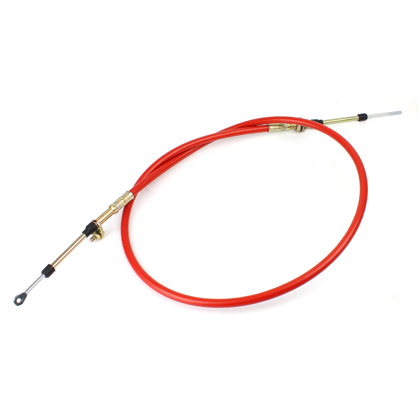 4 Ft. Length Shifter Cable Eyelet Threaded Morse Style - Suits HURST
