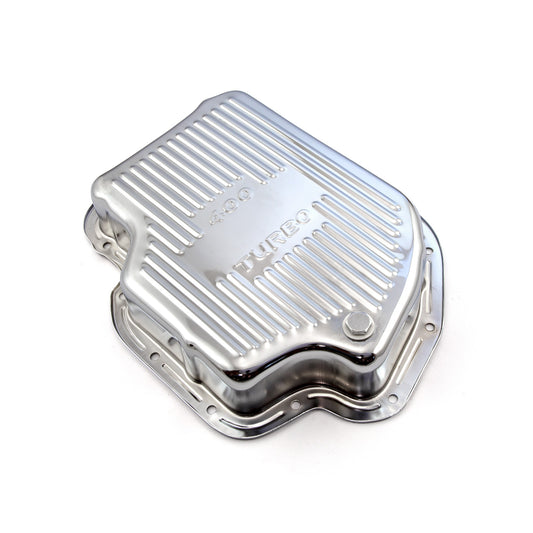 Turbo TH400 Deep Transmission Oil Pan Chrome