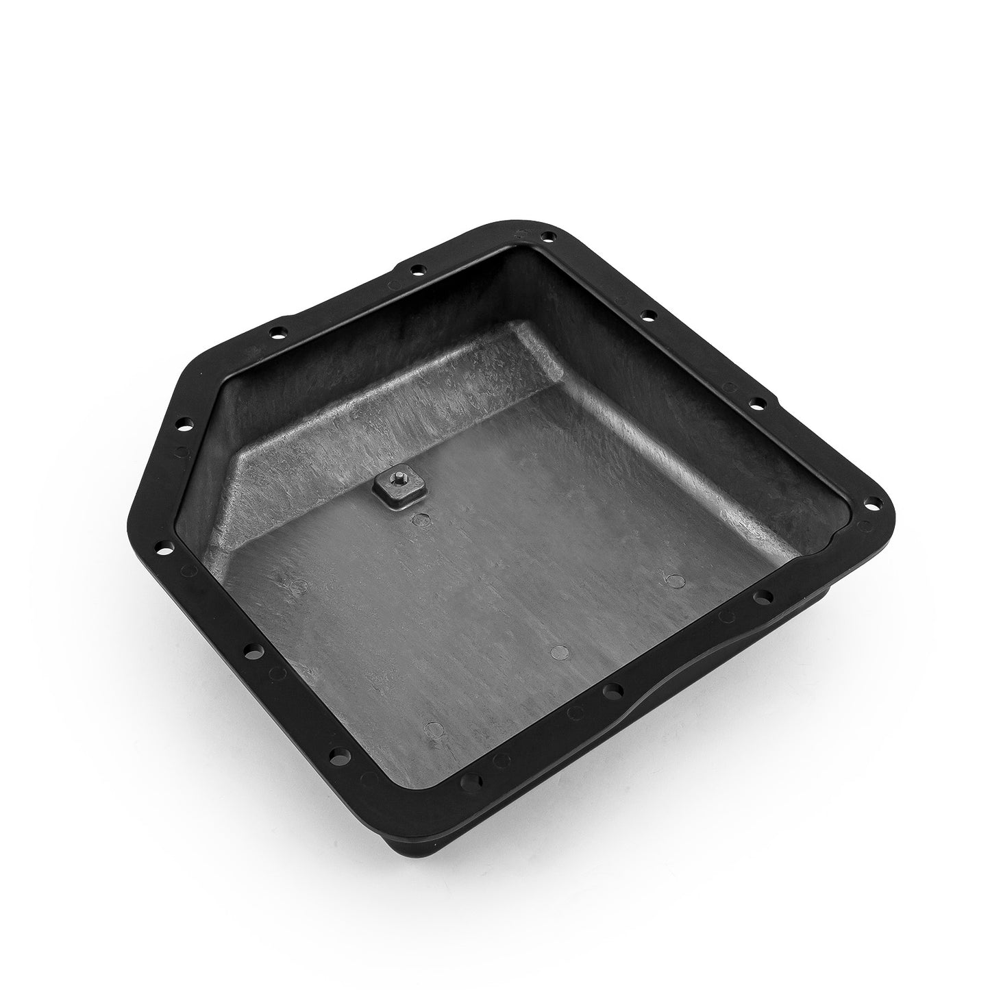 Cárter de aceite de transmisión de aluminio de capacidad extra con aletas negras para GM Turbo TH350