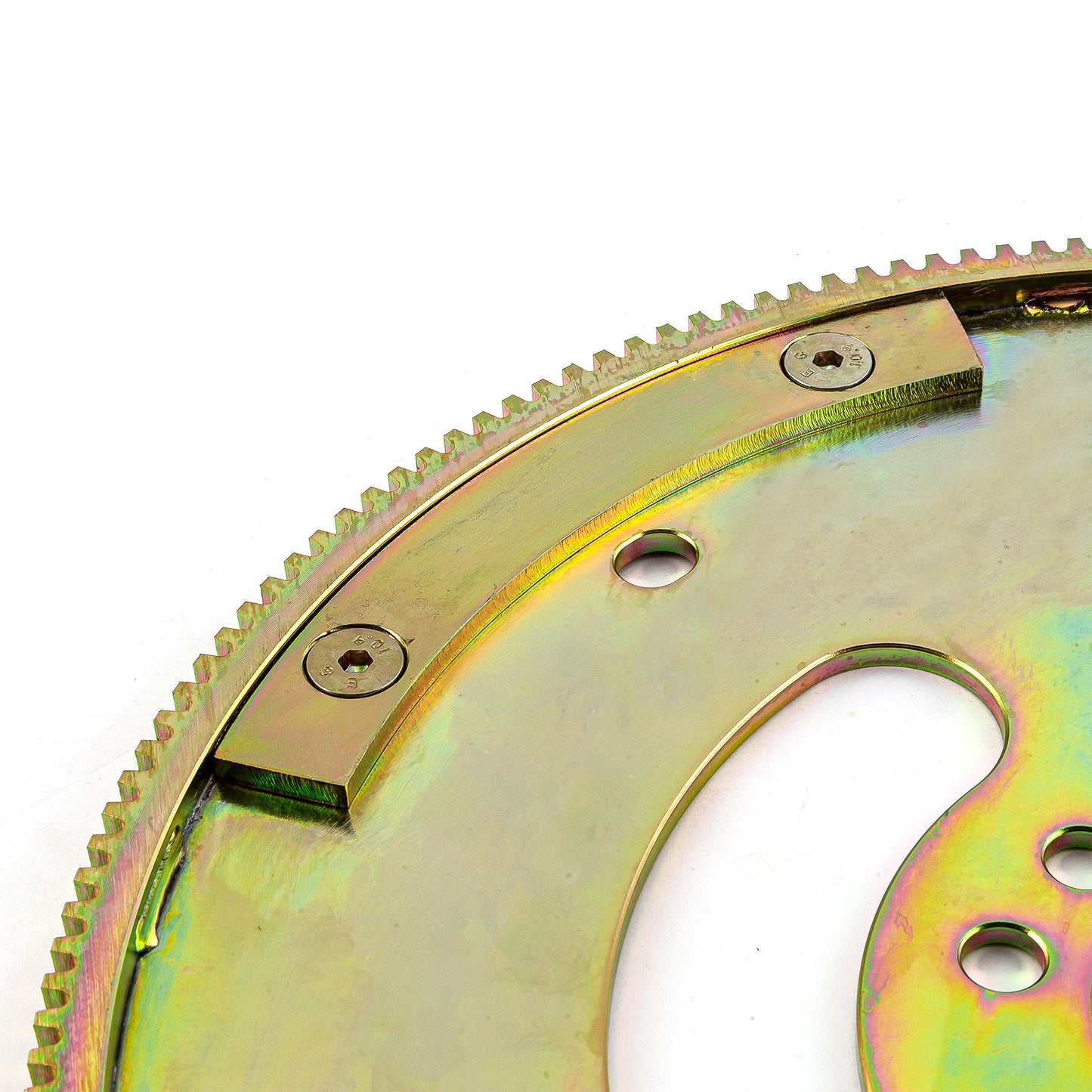 Chevy BBC 454 - Disco flexible de alta resistencia, 2 piezas, 168 dientes, 11", balance externo