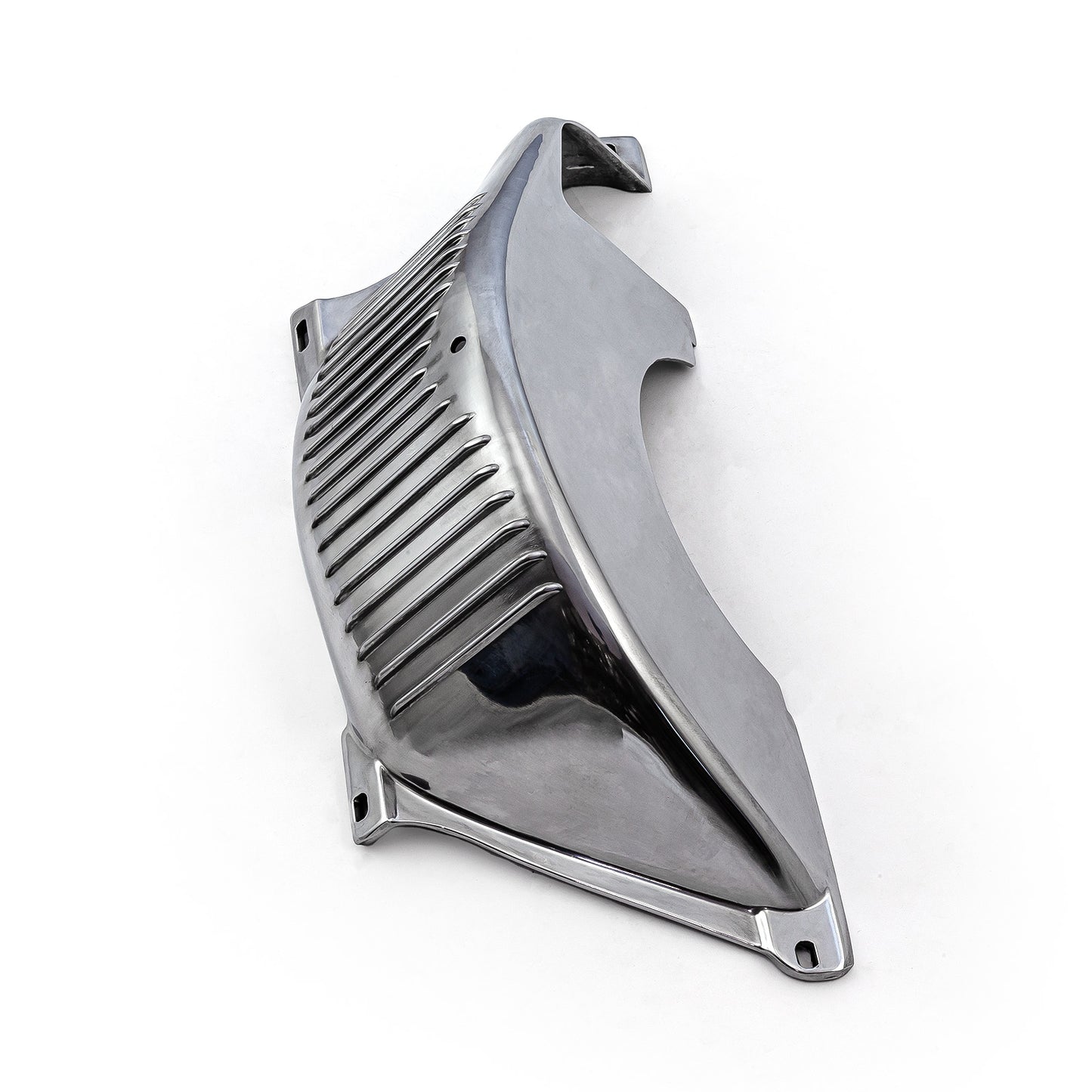 Chevy Gm Turbo Th350 400 Aluminum Flywheel Dust Cover Polished