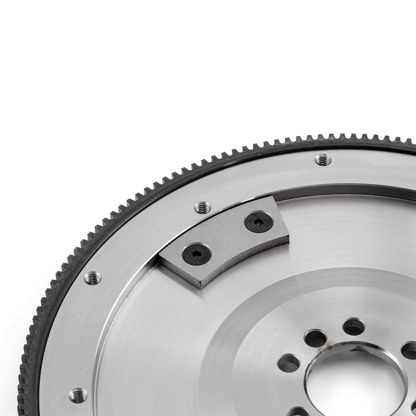 Volante de inercia SFI de acero billet, 1 pieza, 168 dientes, 11" de equilibrio estándar, para Chevy SBC 350 (última generación)