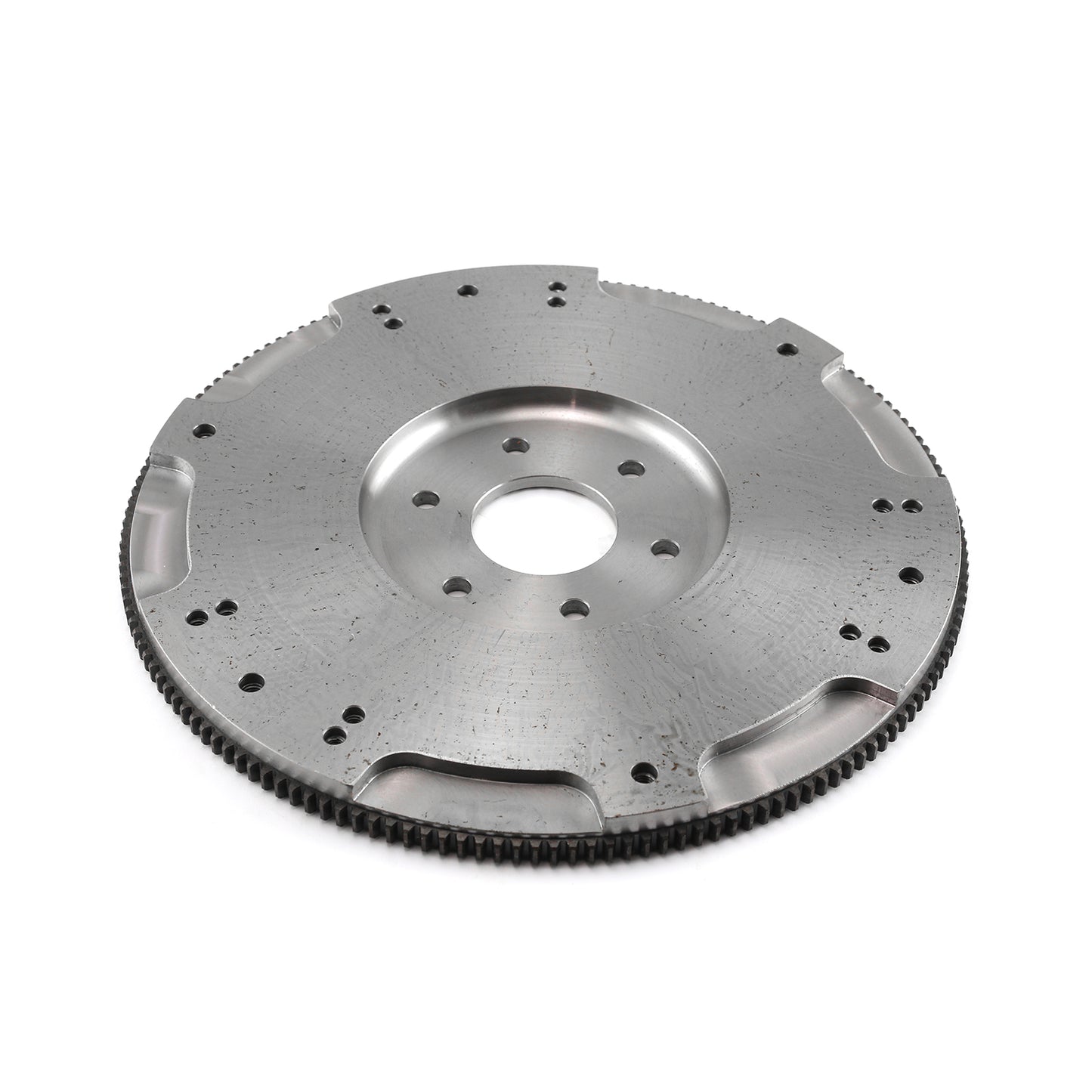 Volante ligero SFI de acero billet de 28 oz y 164 dientes para Ford SB 289 302 351W 351C