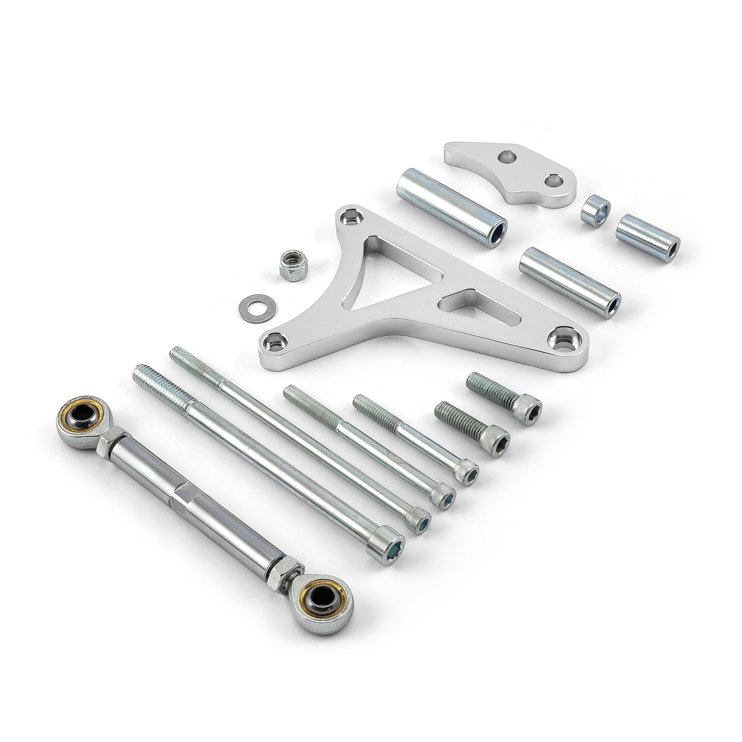 Kit de soporte de alternador de montaje alto de aluminio pulido Ford SB 289 302 Windsor