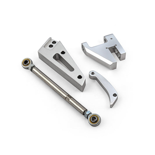 Kit de soporte de alternador de aluminio pulido para bomba de agua corta Chevy SBC 350 Swp