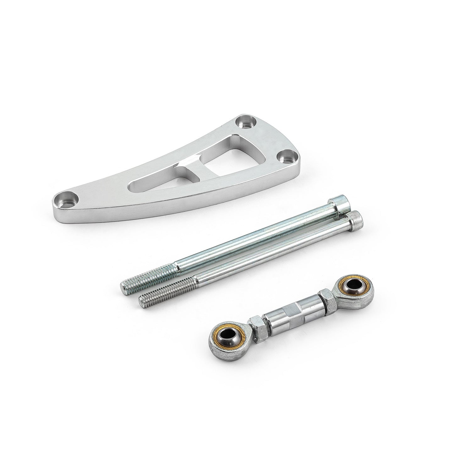 Chevy BBC 454 Long Water Pump High Mount Aluminum Alternator Bracket Polished