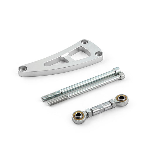 Chevy BBC 454 Long Water Pump High Mount Aluminum Alternator Bracket Polished