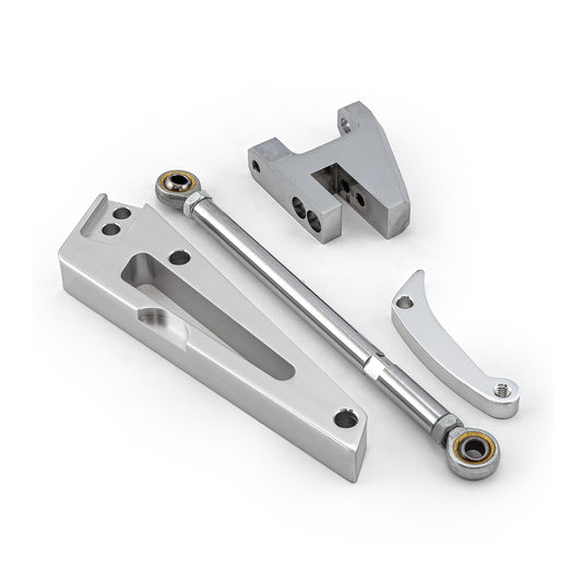 Kit de soporte de alternador de aluminio pulido para bomba de agua corta Chevy BBC 454 SWP