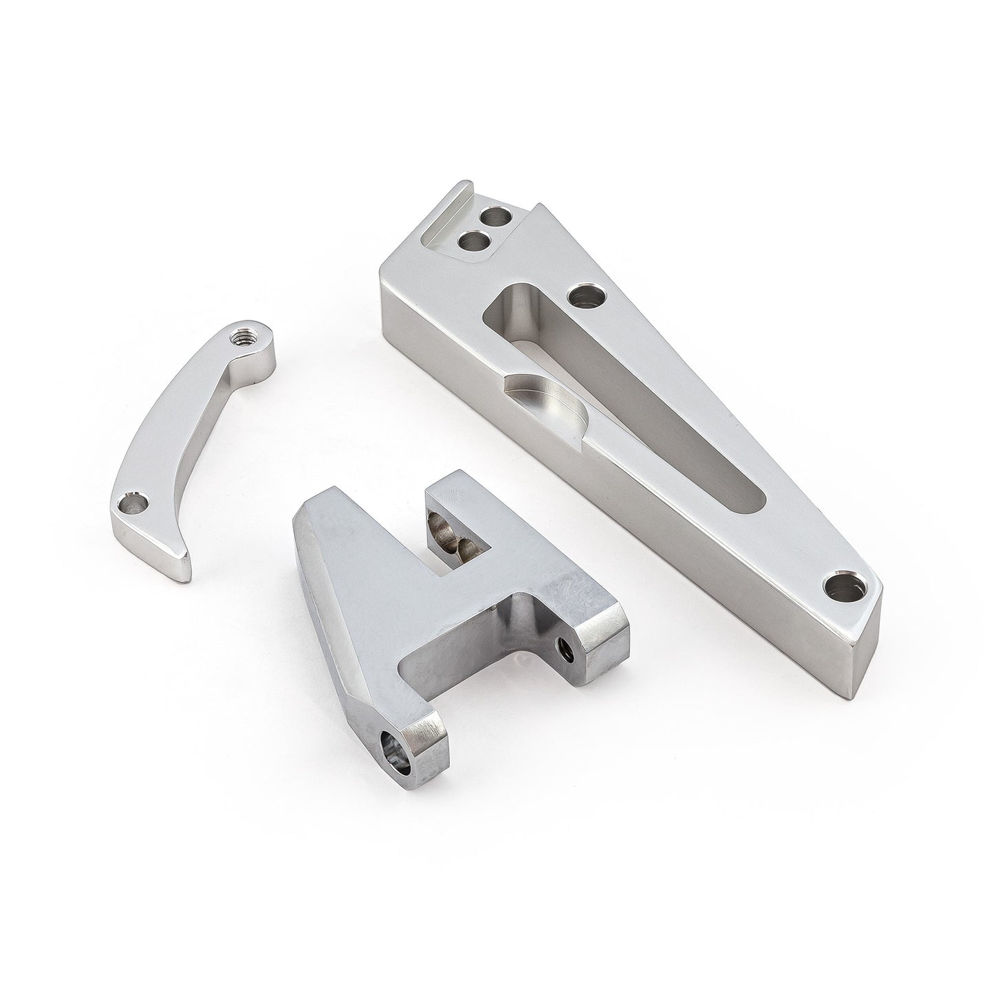 Kit de soporte de alternador de aluminio pulido para bomba de agua corta Chevy BBC 454 SWP