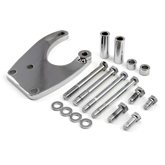 Kit de soporte de dirección asistida cromado para Ford SB 289 302 Windsor