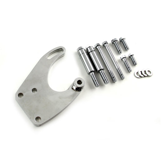 Kit de soporte de dirección asistida cromado para Ford SB 289 302 Windsor