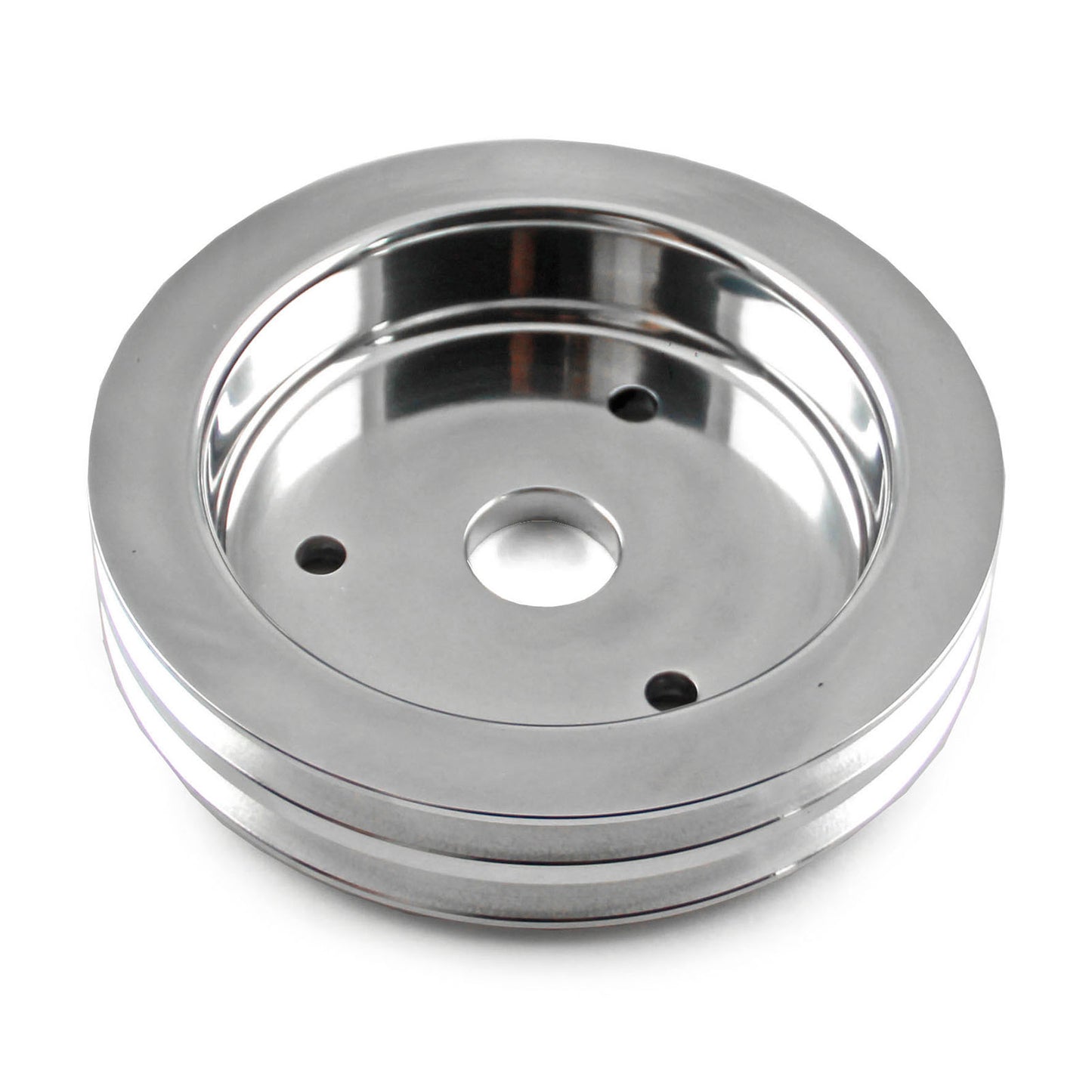 Chevy BBC 454 Billet Aluminum Short Water Pump Swp 2 Groove Crank Pulley