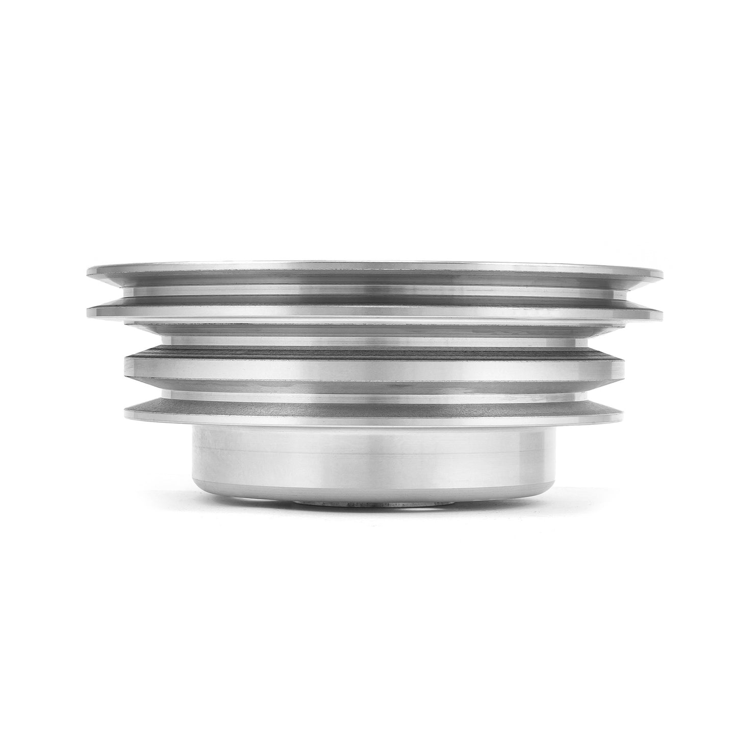 Bomba de agua larga de aluminio billet Chevy BBC 454, polea de cigüeñal de 3 ranuras, LWP