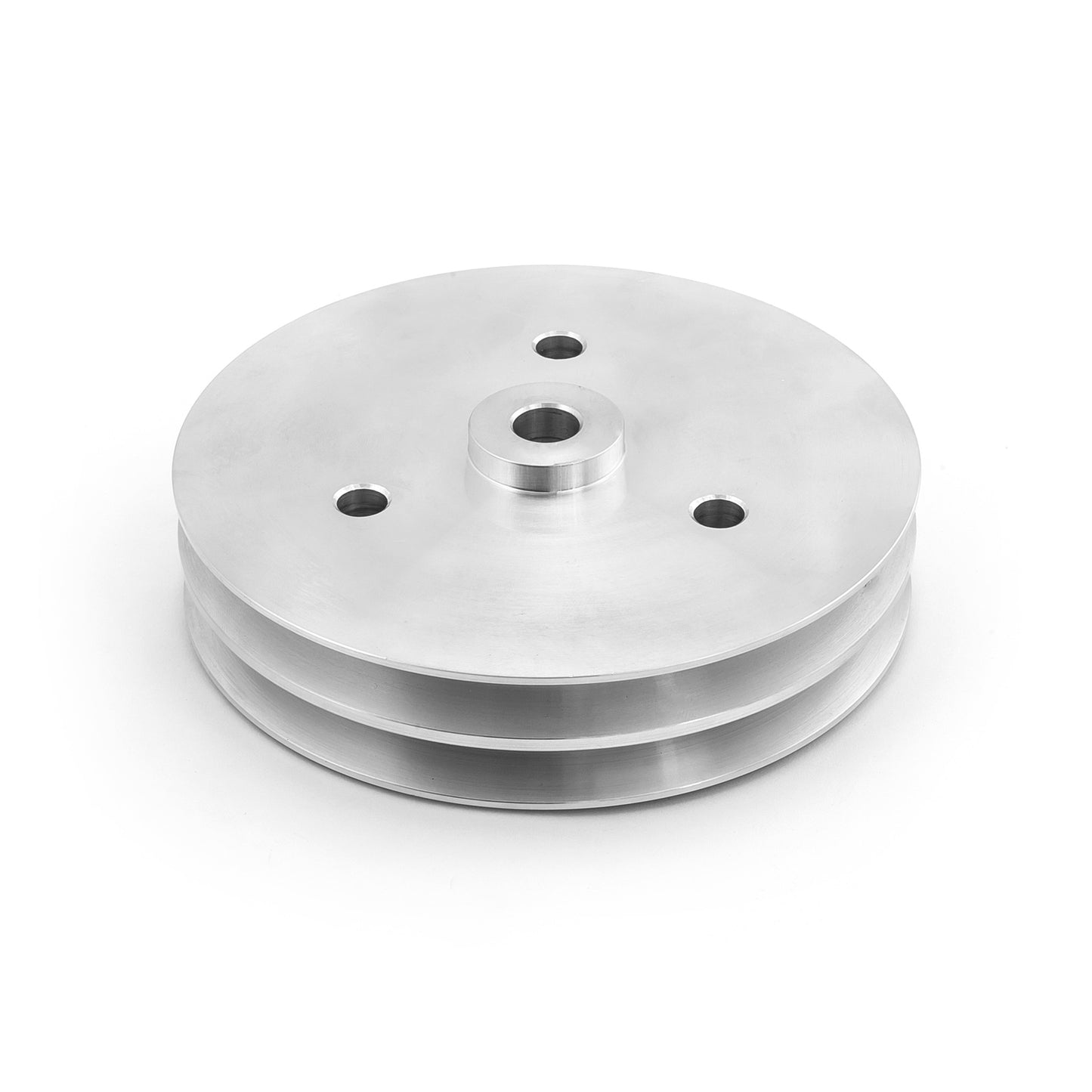 Polea de transmisión de accesorios de 2 ranuras para supercargador Chevy SBC 350 2v