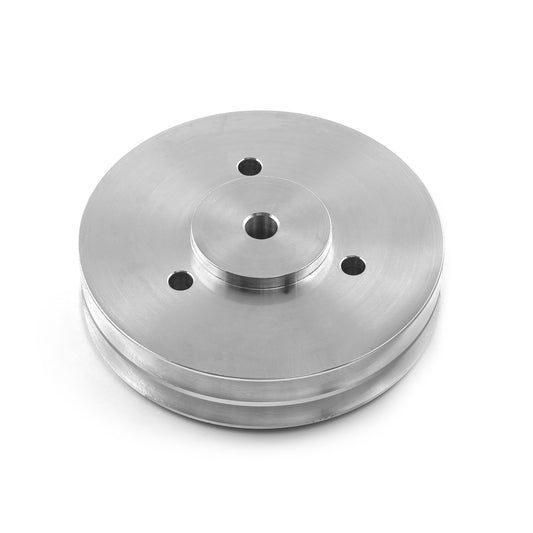 Polea de transmisión de accesorios de 2 ranuras para supercargador Chevy BBC 454 2V