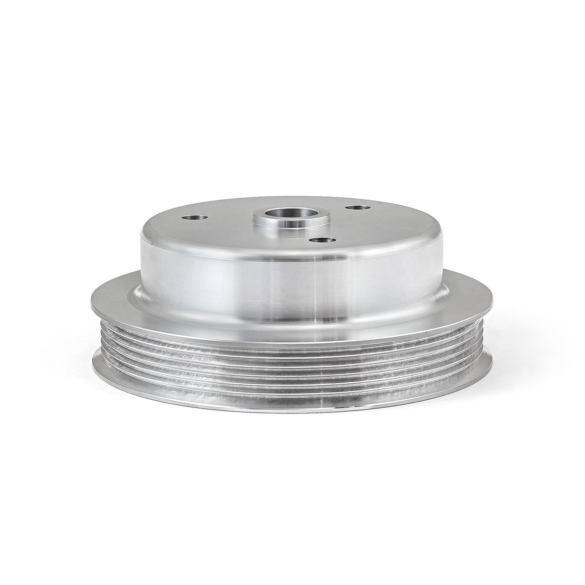 Polea serpentina SWP de bomba de agua corta de aluminio billet SBC para Chevy