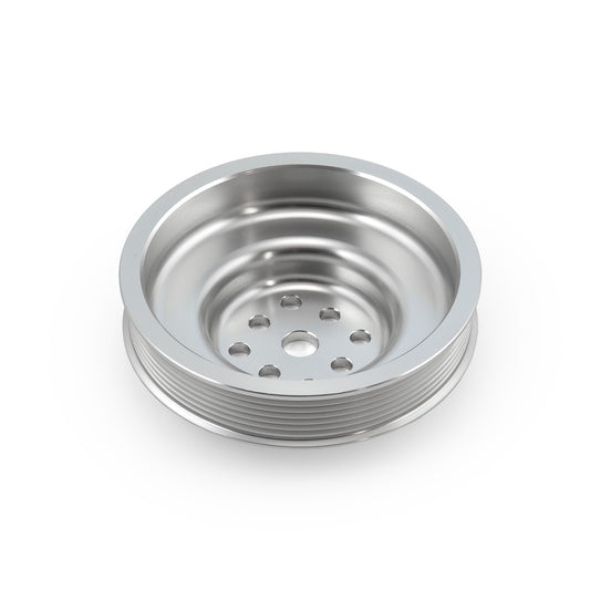 Polea serpentina SWP de bomba de agua corta de aluminio billet SBC para Chevy