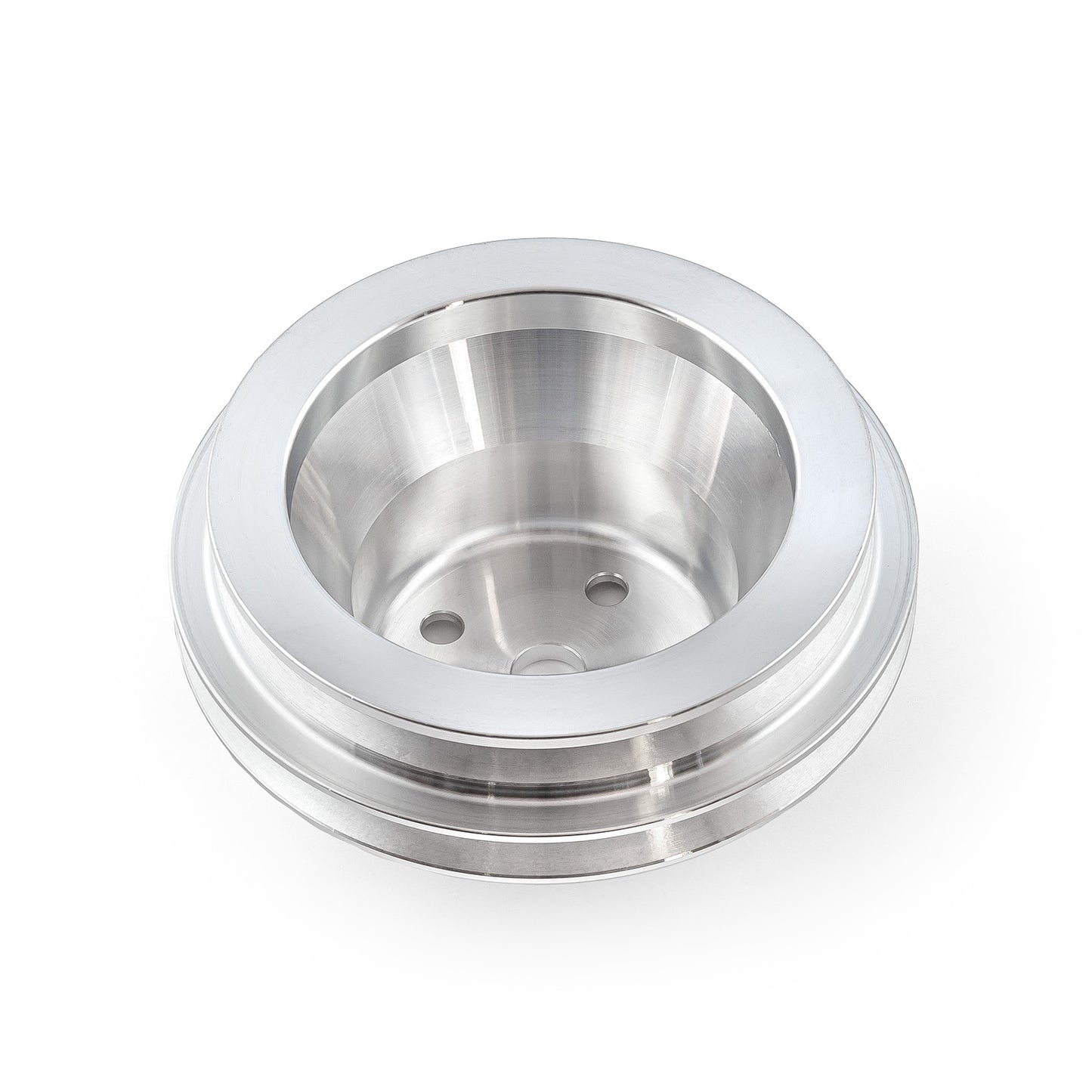 Bomba de agua larga de aluminio billet Chevy BBC 454 LWP con polea de 2 ranuras