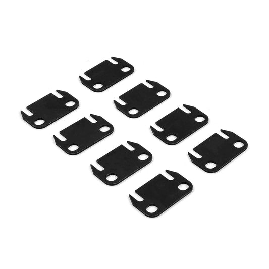 Placas guía planas para Pontiac 326 400 455 (varilla de empuje de 5/16" - orificio para perno de 7/16" - 1 pieza)