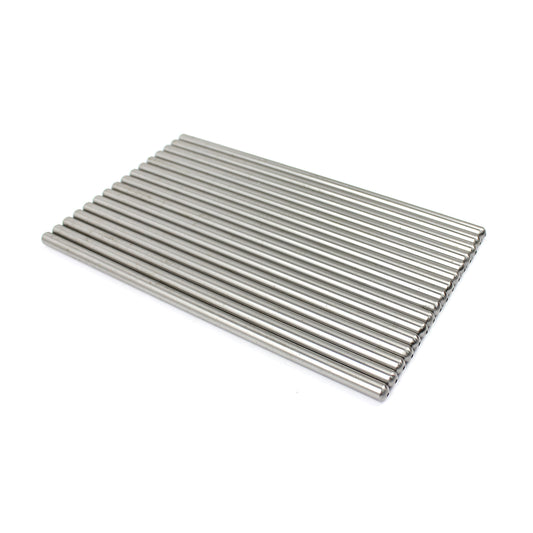 7.800" Hardened Steel 5/16 Silver Pushrods (16/Set)