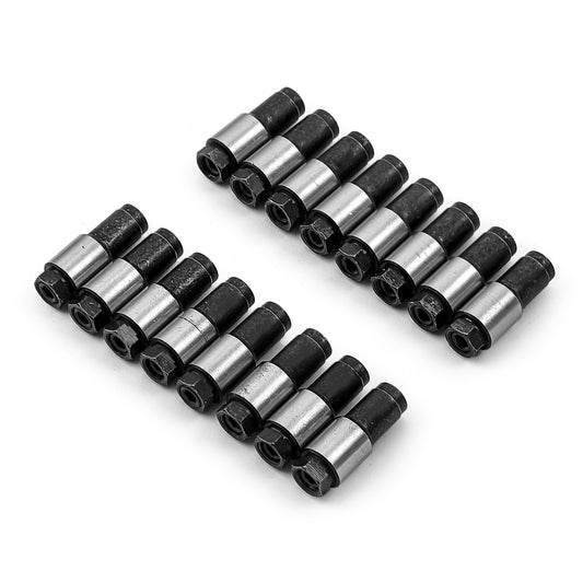 Juego de tuercas para balancín Polylock de 7/16" (compatible con: cinturón de espárrago)