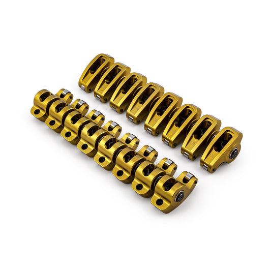 Chevy BBC 454 1.7 Ratio 7/16" Aluminum Roller Rocker Arms Set