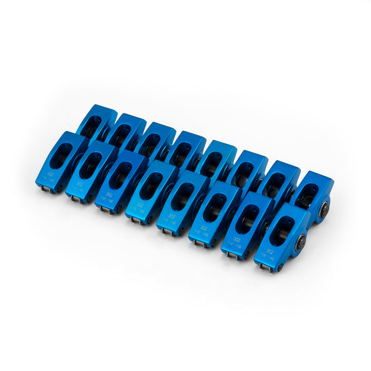 Ford SB 289 302 351 Windsor 1.6 7/16" Blacklabel Aluminum Roller Rocker Arm Set