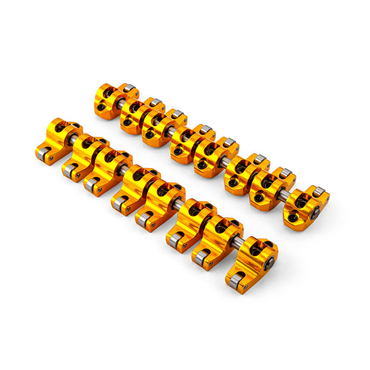 Chevy GM LS1 / LS6 1.7 Ratio Aluminum Pedestal Rocker Arms Set (with Hardware)
