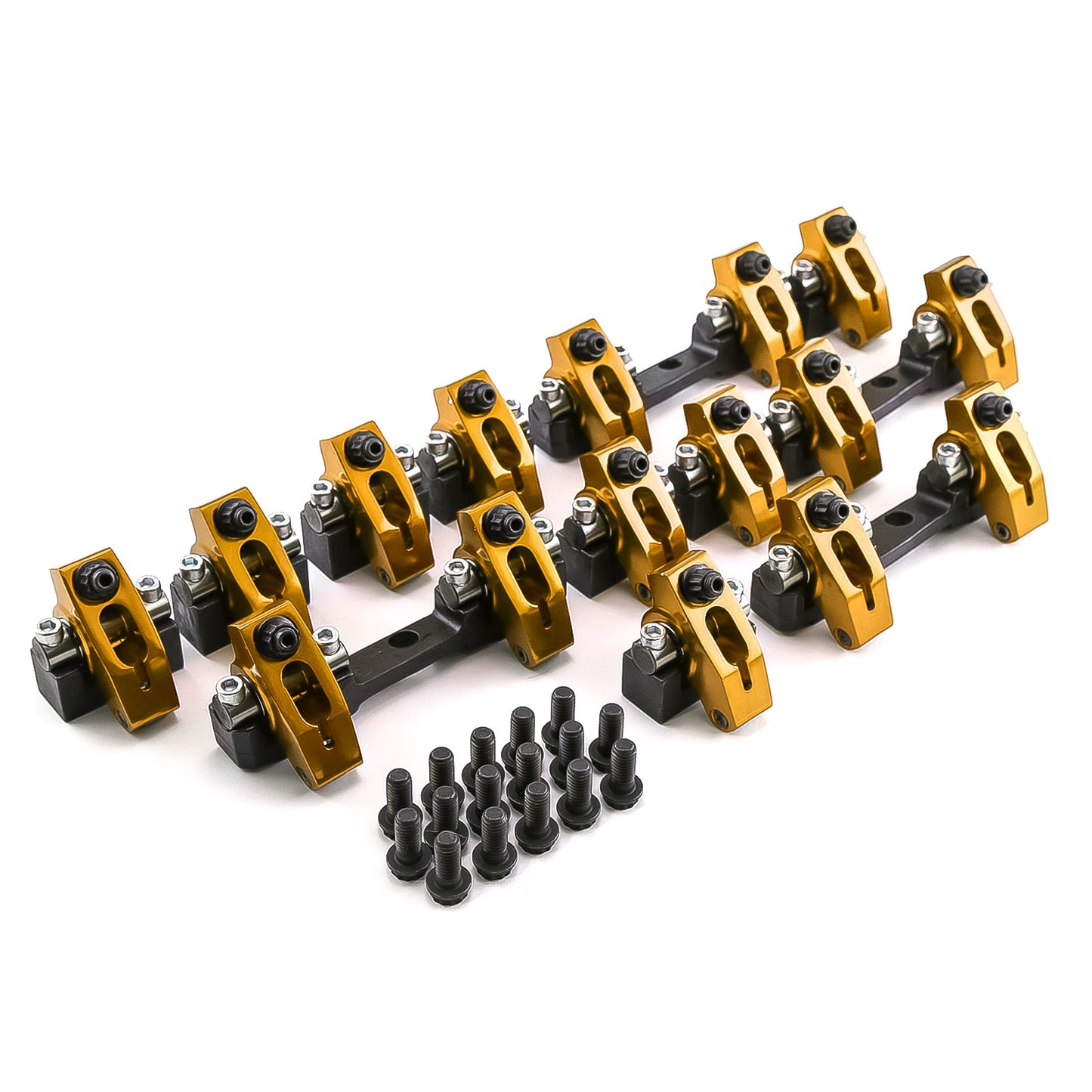 Juego de balancines de rodillos de montaje de eje de aluminio para Chevy BBC 454, relación 1.70, desplazamiento estándar