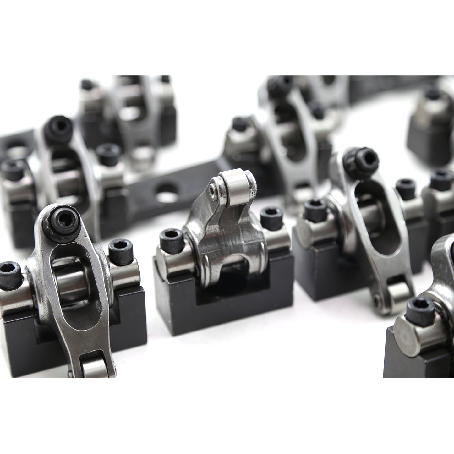 Chevy BBC 454 Shaft Mount 1.7 Ratio Stainless Steel Heavy Duty Race Rocker Arms