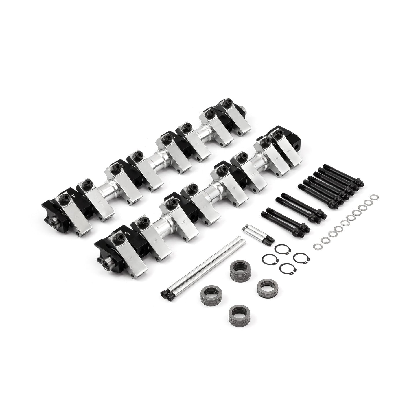 Balancines de montaje en eje de aluminio para Ford FE 390 427 428, relación 1.76 (con herrajes)