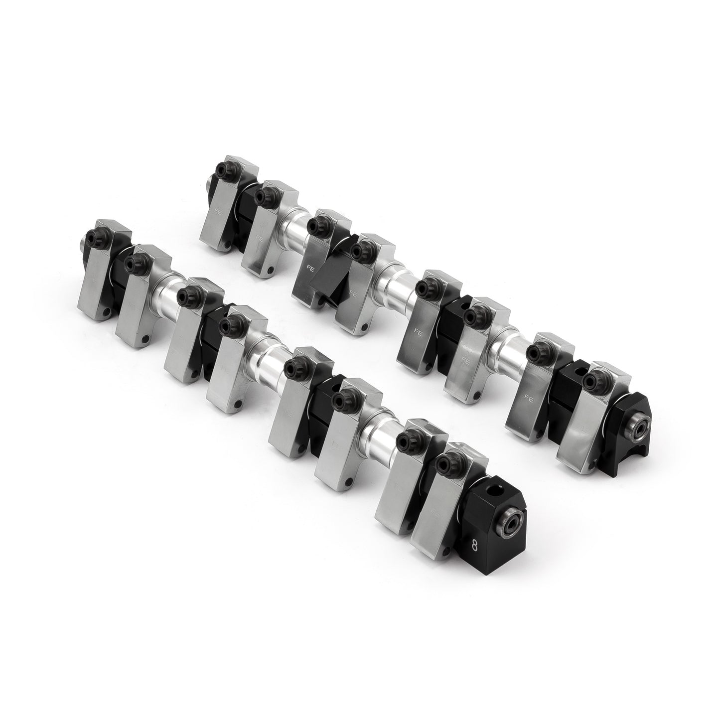 Balancines de montaje en eje de aluminio para Ford FE 390 427 428, relación 1.76 (con herrajes)