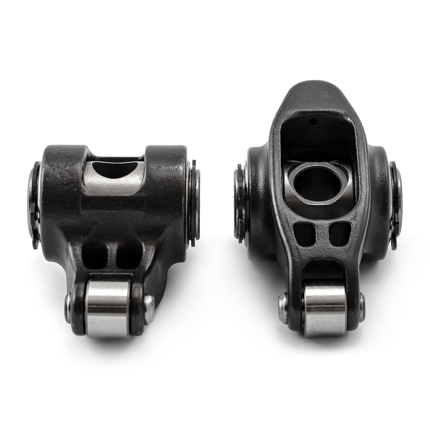 Juego de balancines de cromo-molibdeno ultra negro de 7/16" para Chevy SBC 350, relación 1.6