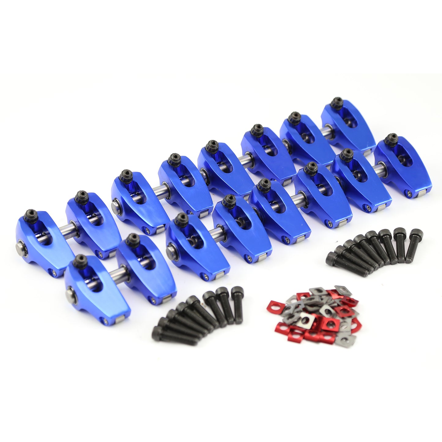 Brazos basculantes de eje de aluminio con montaje de pedestal ajustable para Chevy GM LS7, relación 1.8