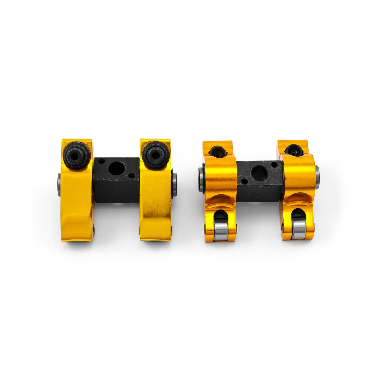 Cadillac 472 500 Shaft Mount Aluminum Roller Rocker Arm Set w/ Hardware