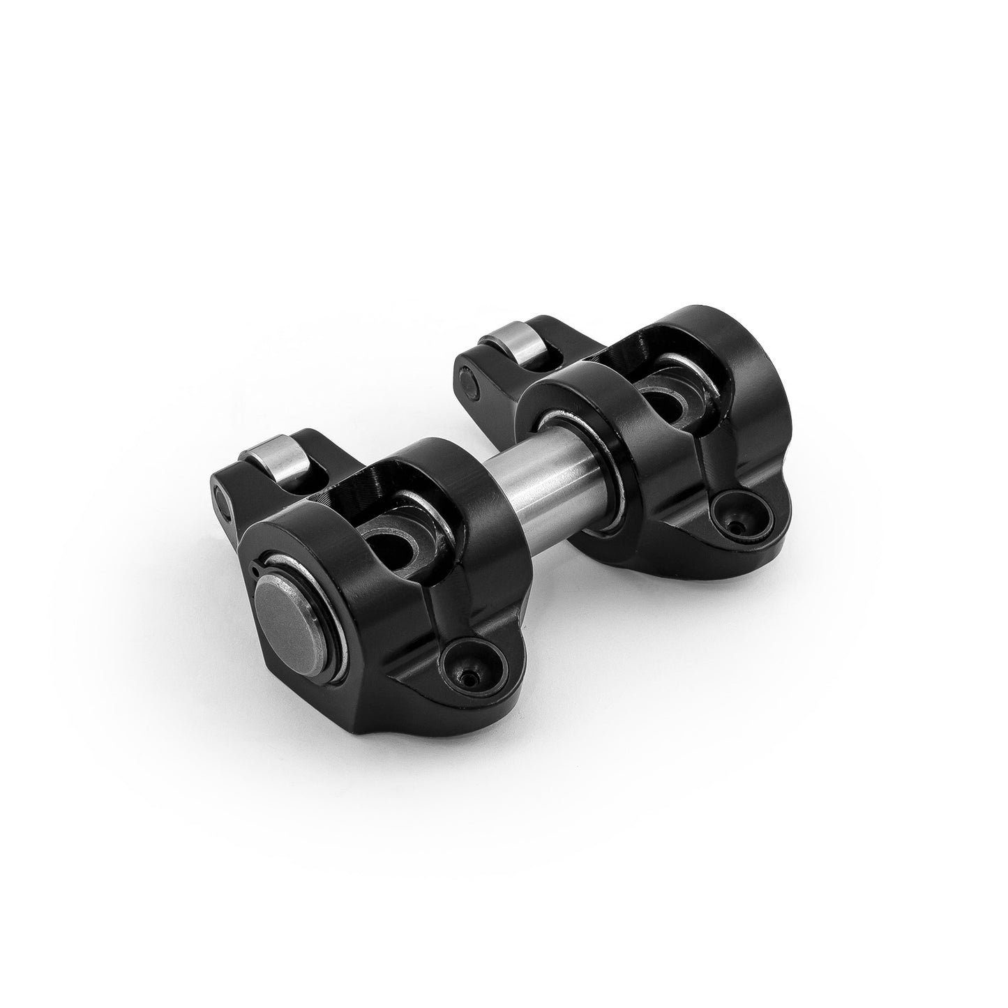 Juego de balancines de rodillos con pedestal de aluminio para Chevy LS3 1.7 Ratio, color negro