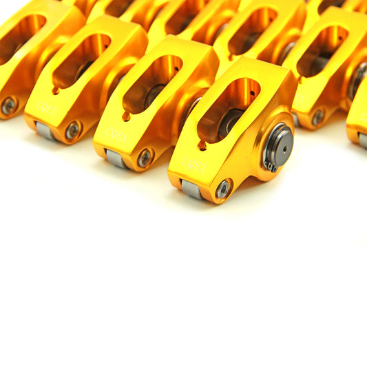 Chevy SBC 350 1.6 Ratio 7/16" Outlaw Aluminum Roller Rocker Arm Set