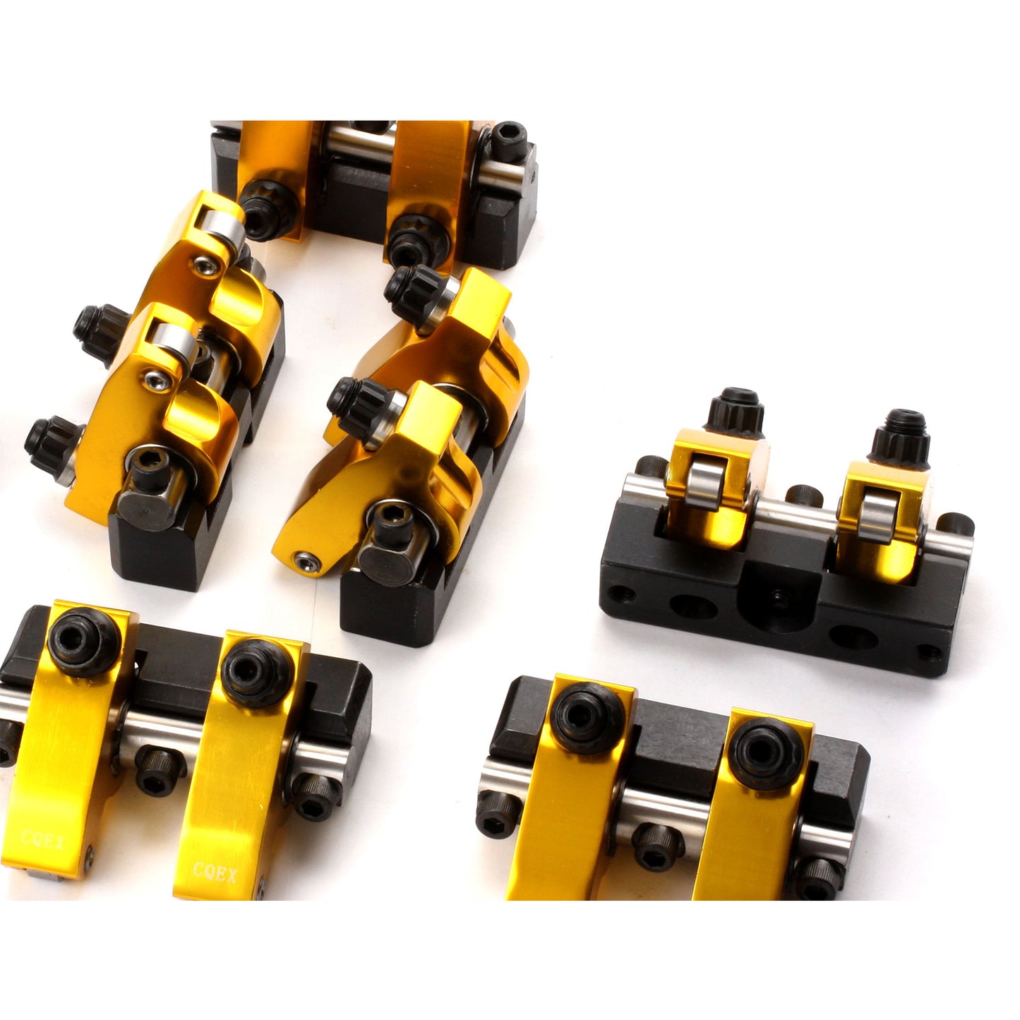 Ford SB 289 302 351 Windsor 1.6 Ratio Aluminum Shaft Mount Roller Rocker Arm Set