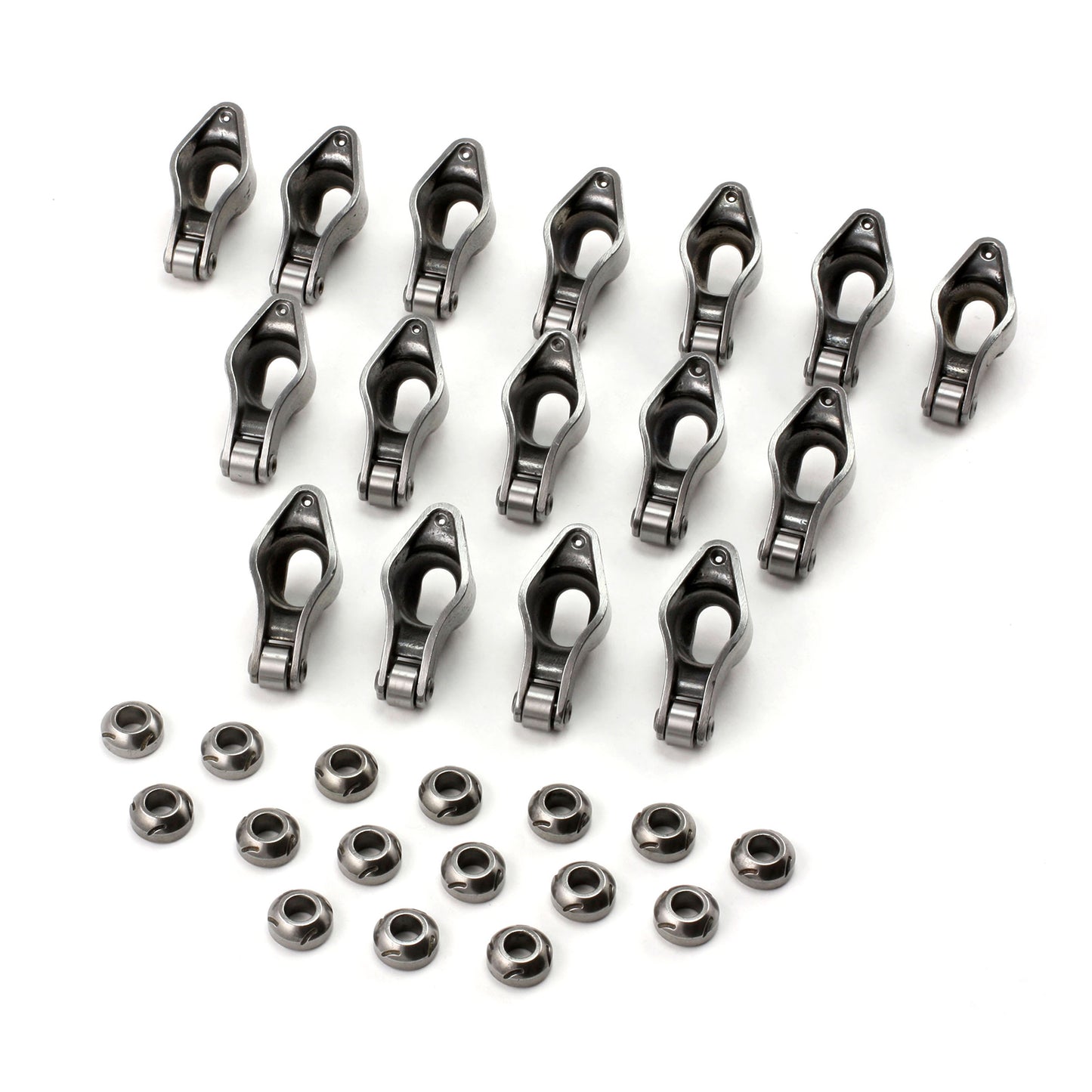 Juego de balancines con punta de rodillo de acero de 1,7 3/8" para Ford SB 289 302 351 Windsor