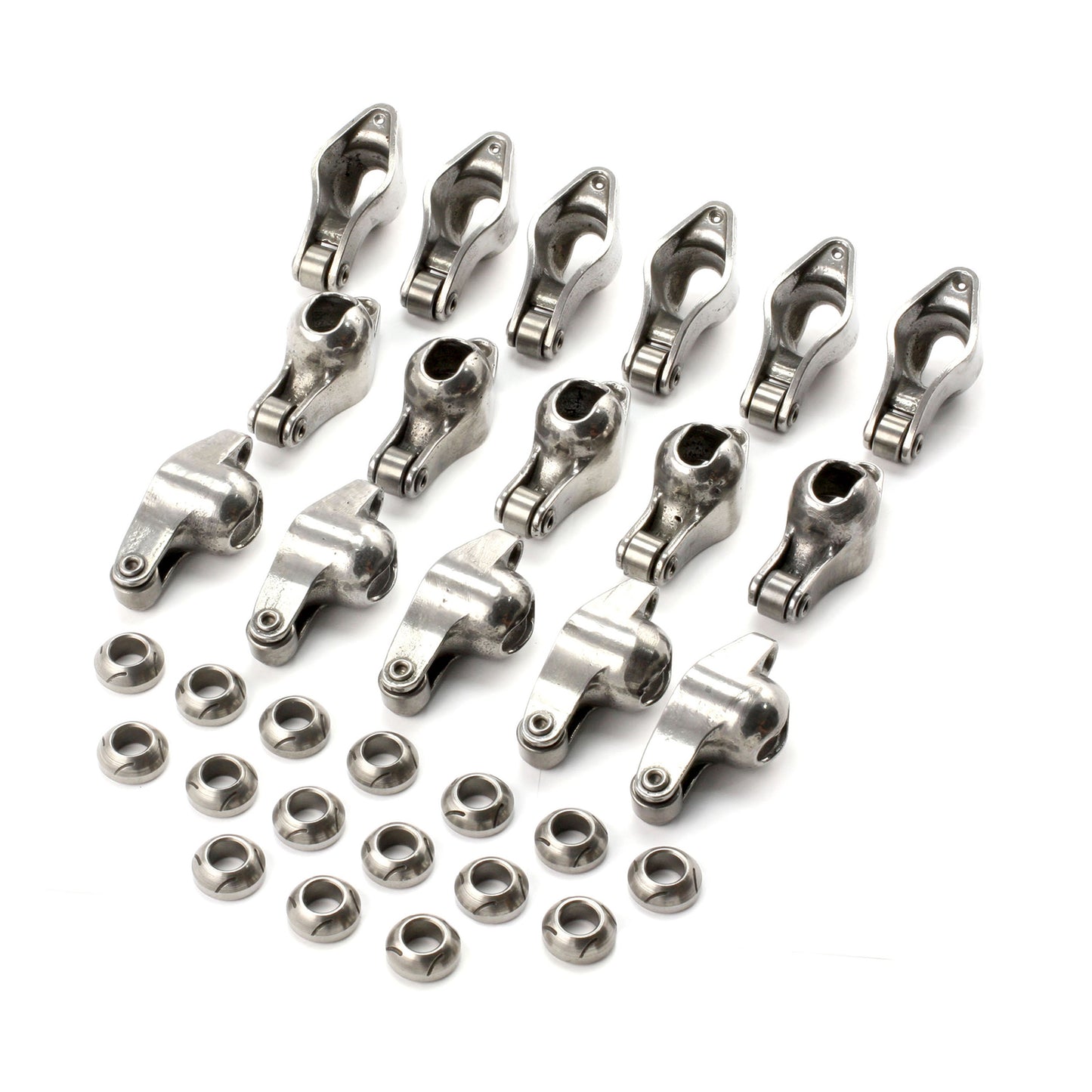 Juego de balancines con punta de rodillo de acero de 1,7 3/8" para Ford SB 289 302 351 Windsor