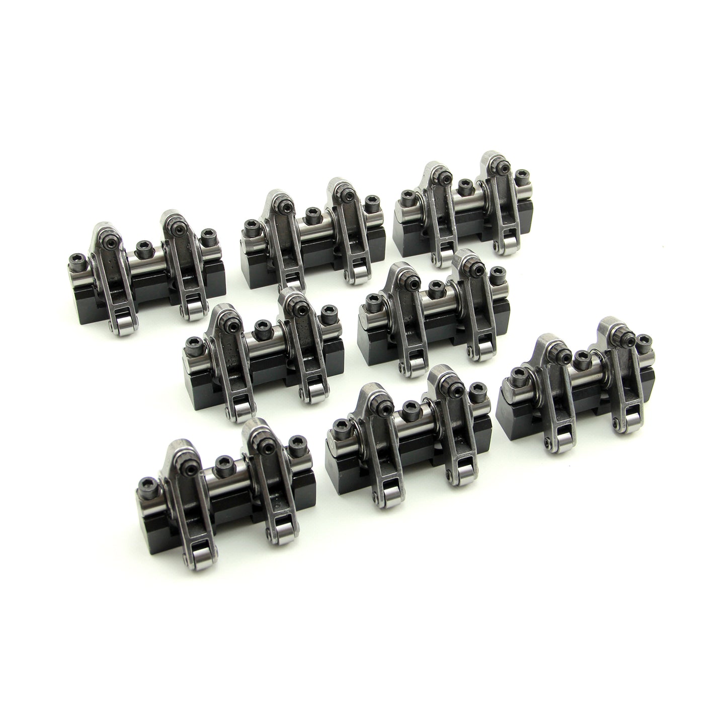 Ford SB 289 302 351 Windsor Stainless Steel 1.6 Ratio Shaft Mount Roller Rockers