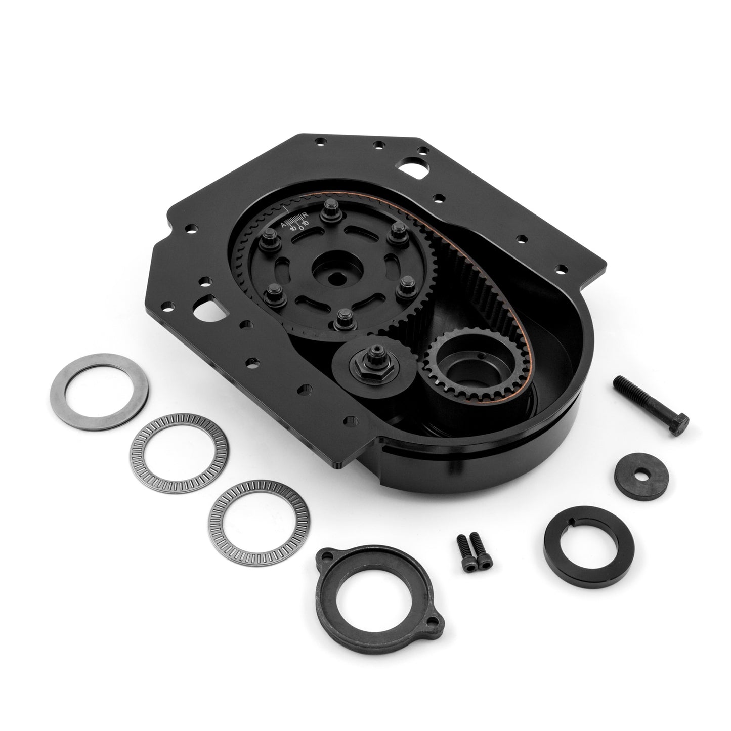 Kit de transmisión por correa de distribución para Ford 302 351C Cleveland, altura de leva estándar, color negro